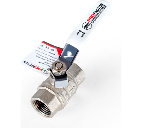 Шаровой кран PROFACTOR PF STANDARD ручка рычаг, в/в 1/2 дюйма PF FBV 309