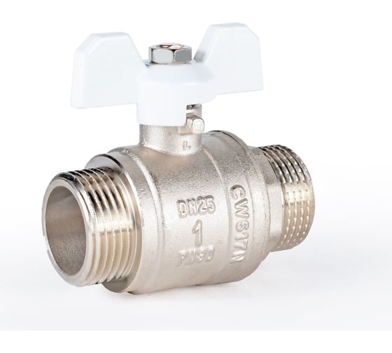 Шаровой кран PROFACTOR PF STANDARD ручка бабочка, н/н 1 дюйм PF FBV 308