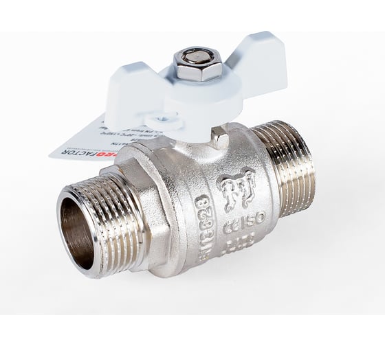 Шаровой кран PROFACTOR PF STANDARD ручка бабочка, н/н 3/4 дюйма PF FBV 307