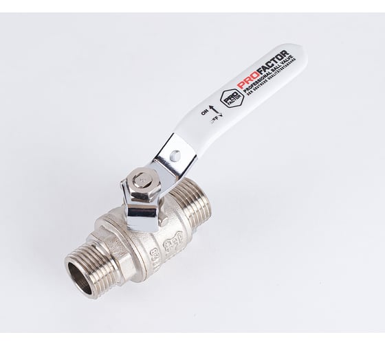 Шаровой кран PROFACTOR PF STANDARD ручка рычаг н/н 1/2 PF FBV 321