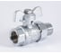 Шаровой кран PROFACTOR PF STANDARD с полусгоном, хром, в/н ручка бабочка, 1/2 дюйма PF UBV 324CW 4