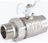 Шаровой кран PROFACTOR с полусгоном PF STANDARD в/н, ручка бабочка 1 дюйм PF UBV 326S