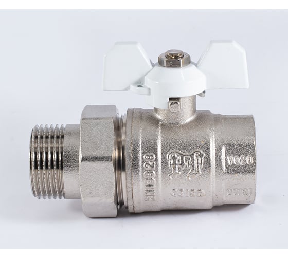 Шаровой кран PROFACTOR с полусгоном PF STANDARD в/н, ручка бабочка 1 дюйм PF UBV 326S