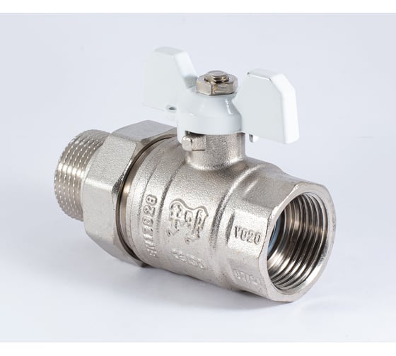 Шаровой кран PROFACTOR с полусгоном PF STANDARD в/н, ручка бабочка 1 дюйм PF UBV 326S