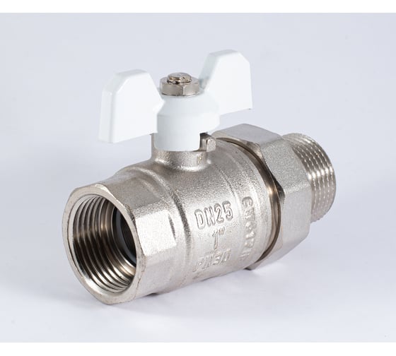 Шаровой кран PROFACTOR с полусгоном PF STANDARD в/н, ручка бабочка 1 дюйм PF UBV 326S