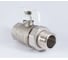 Шаровой кран PROFACTOR с полусгоном PF STANDARD в/н, ручка бабочка 1 дюйм PF UBV 326S 6