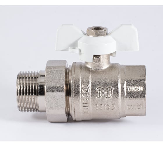Шаровой кран PROFACTOR PF STANDARD с полусгоном, в/н, ручка бабочка 3/4 дюйма PF UBV 325S