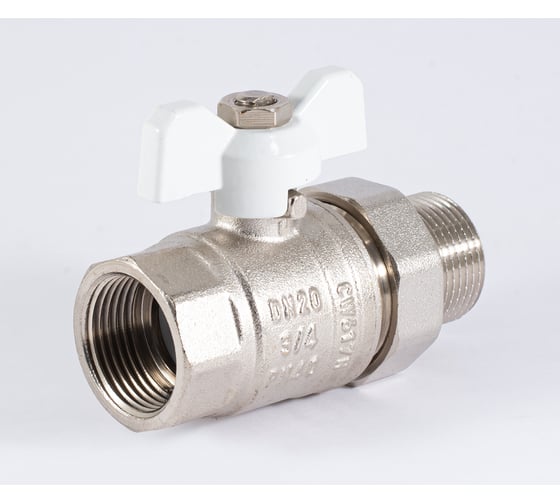 Шаровой кран PROFACTOR PF STANDARD с полусгоном, в/н, ручка бабочка 3/4 дюйма PF UBV 325S