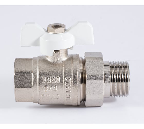 Шаровой кран PROFACTOR PF STANDARD с полусгоном, в/н, ручка бабочка 3/4 дюйма PF UBV 325S
