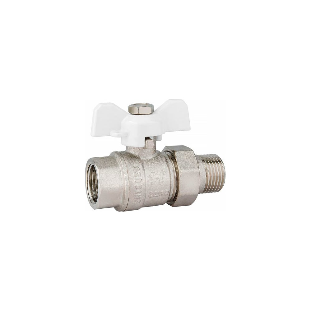 Шаровой кран PROFACTOR с полусгоном PF STANDARD в/н бабочка 1.1/4 дюйма ...