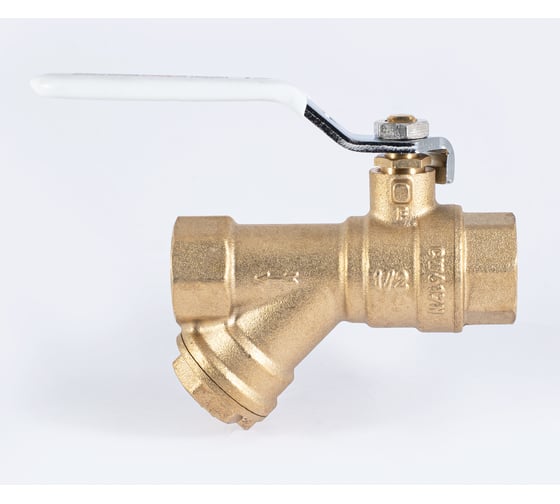 Шаровой кран PROFACTOR с фильтром PF STANDARD ручка рычаг в/в 1/2 PF BYS 330
