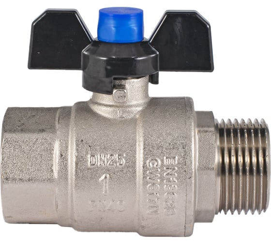 Шаровой кран PROFACTOR PF STRONG ручка бабочка в/н 1 дюйм PF FBV 287