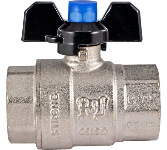 Шаровой кран PROFACTOR PF STRONG ручка бабочка в/в 1 дюйм PF FBV 284