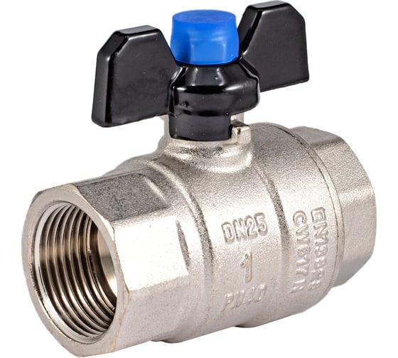 Шаровой кран PROFACTOR PF STRONG ручка бабочка в/в 1 дюйм PF FBV 284