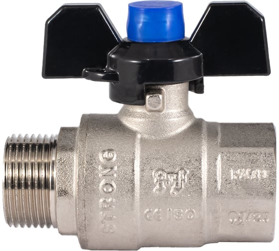 Шаровой кран PROFACTOR PF STRONG ручка бабочка в/н 3/4 дюйма PF FBV 286