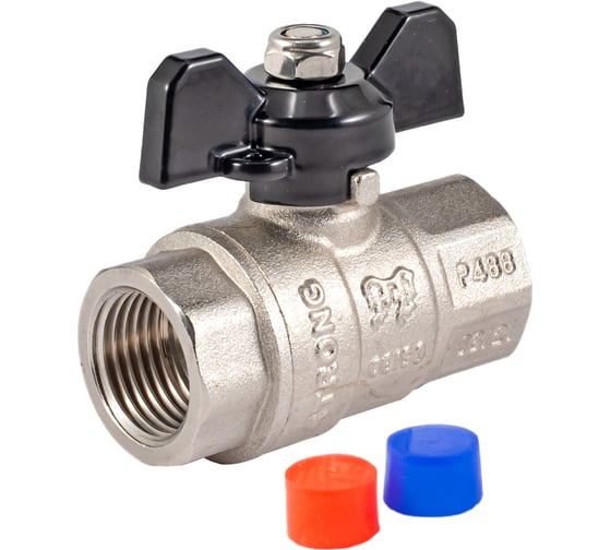 Шаровой кран PROFACTOR PF STRONG ручка бабочка в/в 1/2 дюйма PF FBV 282