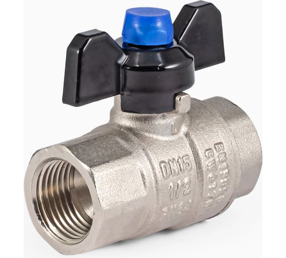 Шаровой кран PROFACTOR PF STRONG ручка бабочка в/в 1/2 дюйма PF FBV 282