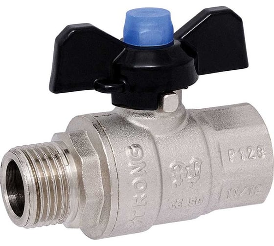 Шаровой кран PROFACTOR PF STRONG ручка бабочка в/н 1/2 дюйма PF FBV 285