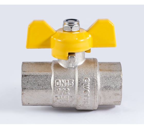 Шаровой кран для газа PROFACTOR PF GAS ручка бабочка, в/в 1/2 дюйма PF GBV 333