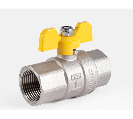 Шаровой кран для газа PROFACTOR PF GAS ручка бабочка, в/в 1 дюйм PF GBV 335