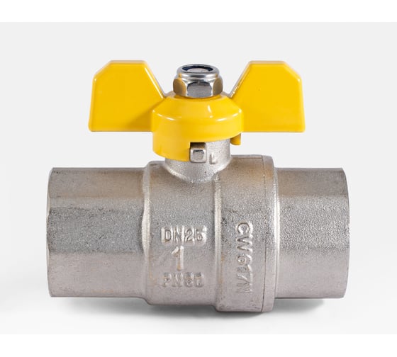 Шаровой кран для газа PROFACTOR PF GAS ручка бабочка, в/в 1 дюйм PF GBV 335