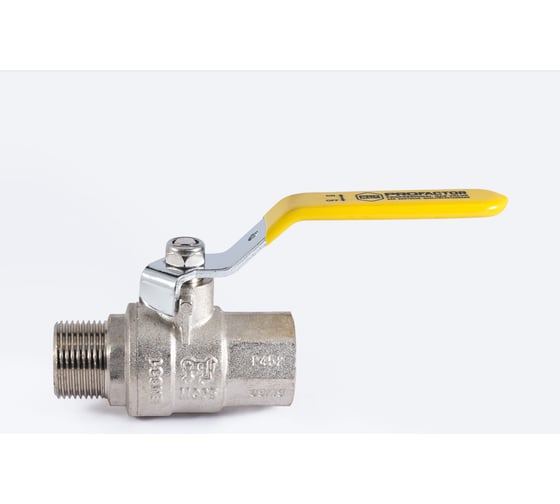 Шаровой кран для газа PROFACTOR PF GAS ручка рычаг, в/н 3/4 дюйма PF GBV 346