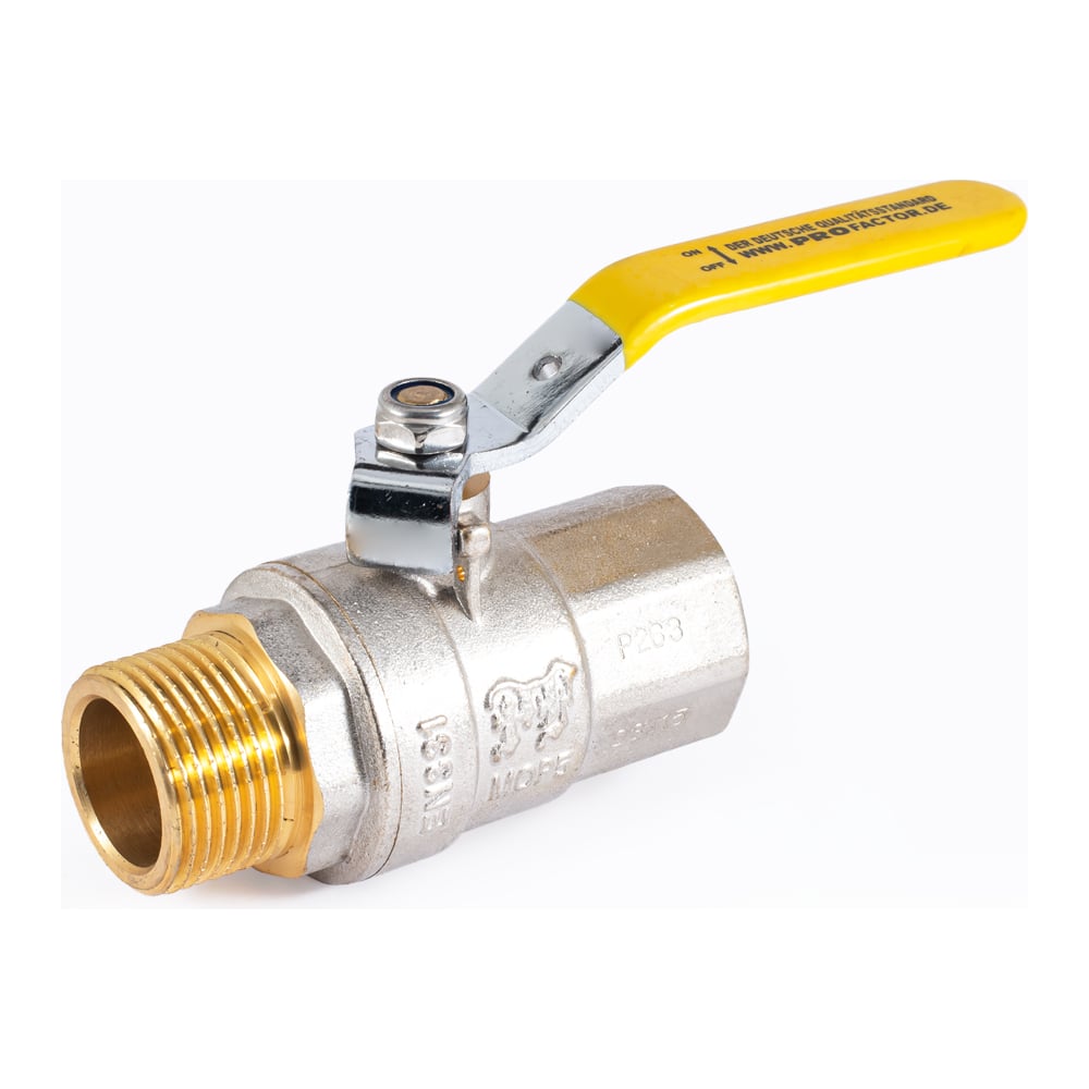 Шаровой кран для газа PROFACTOR PF GAS ручка рычаг, в/н 1 дюйм PF GBV ...