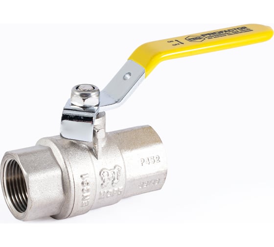 Шаровой кран для газа PROFACTOR PF GAS ручка рычаг, в/в 3/4 дюйма PF GBV 340