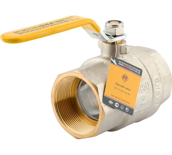 Шаровой кран для газа PROFACTOR PF GAS ручка рычаг, в/в 2 дюйма PF GBV 344