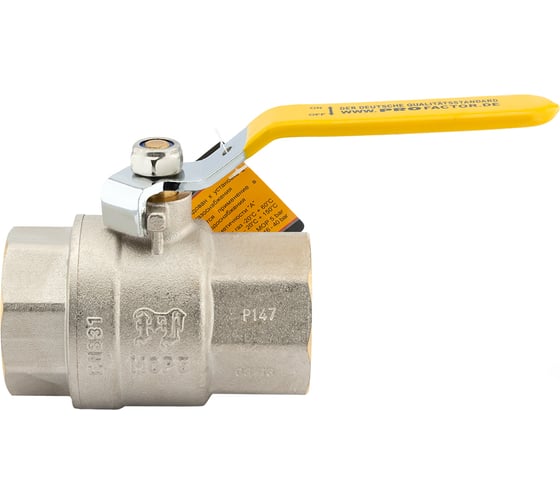 Шаровой кран для газа PROFACTOR PF GAS ручка рычаг, в/в 1 1/2 дюйма PF GBV 343