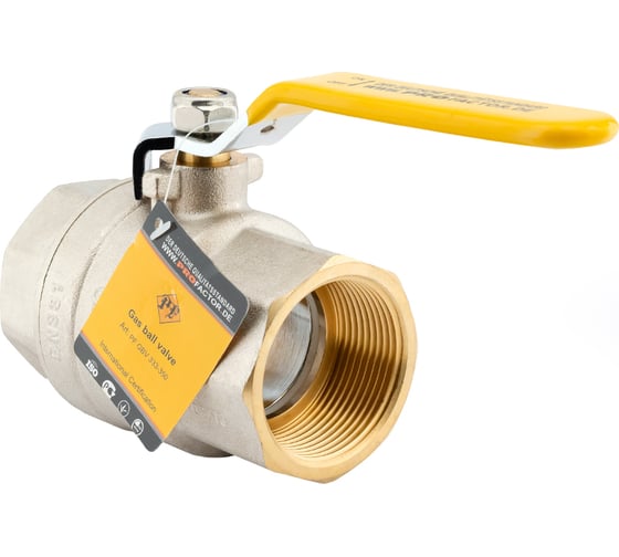 Шаровой кран для газа PROFACTOR PF GAS ручка рычаг, в/в 1 1/2 дюйма PF GBV 343