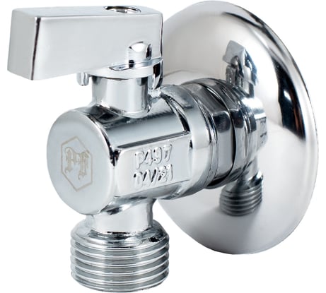 Угловой шаровой кран PROFACTOR PF CHROME ручка флажок, н/н 1/2 дюйма х 1/2 дюйма PF BAV 354