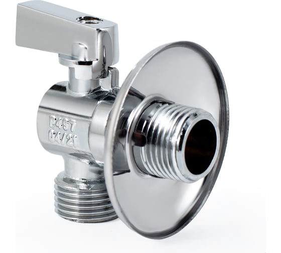 Угловой шаровой кран PROFACTOR PF CHROME ручка флажок, н/н 1/2 дюйма х 1/2 дюйма PF BAV 354