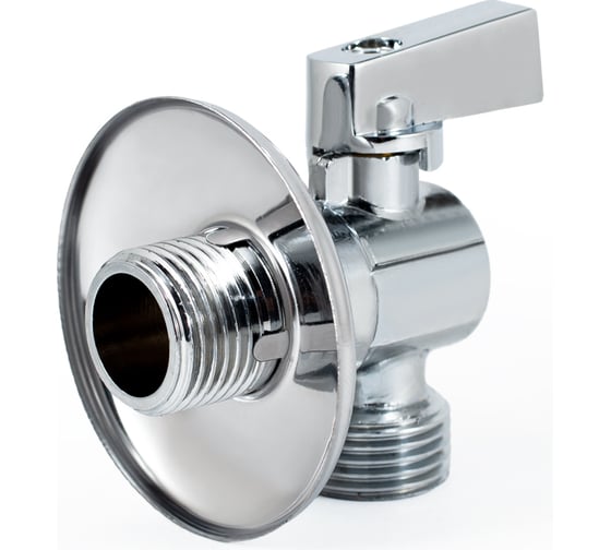 Угловой шаровой кран PROFACTOR PF CHROME ручка флажок, н/н 1/2 дюйма х 1/2 дюйма PF BAV 354