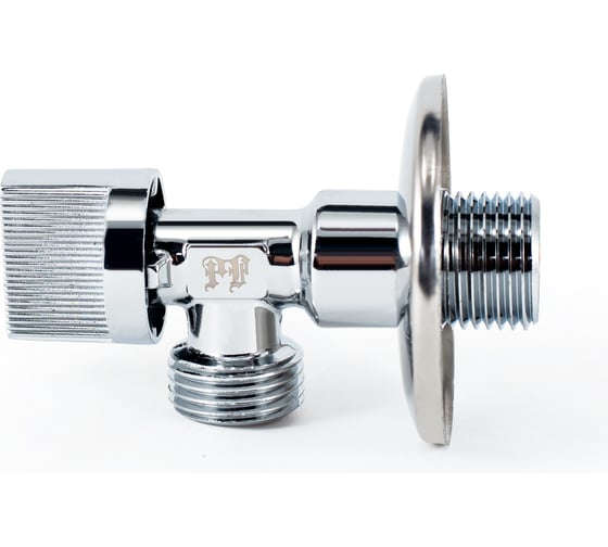 Угловой шаровой кран для бытовой техники PROFACTOR PF CHROME н/н 1/2 дюйма х 1/2 дюйма PF BAV 357