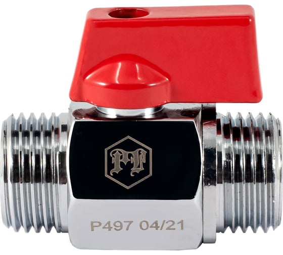 Шаровой кран PROFACTOR PF CHROME MINI для бытовой техники н/н 1/2 PF BMV 353