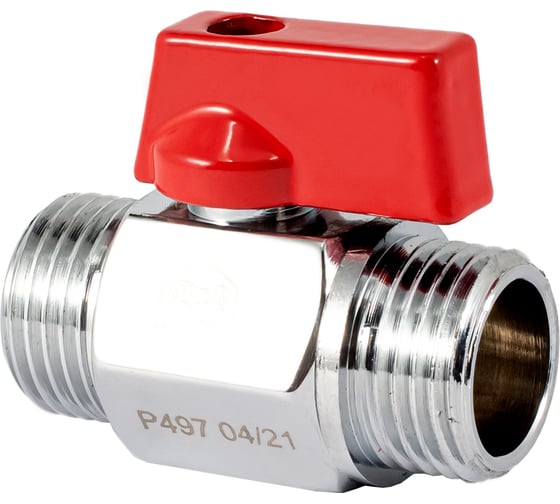 Шаровой кран PROFACTOR PF CHROME MINI для бытовой техники н/н 1/2 PF BMV 353