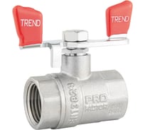 Шаровой кран PROFACTOR PF TREND в/в ручка бабочка 1 дюйм PF FBV 902