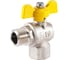 Шаровой угловой кран для газа PROFACTOR PF GAS ручка бабочка, в/н 1/2 дюйма PF GBV 336A 1