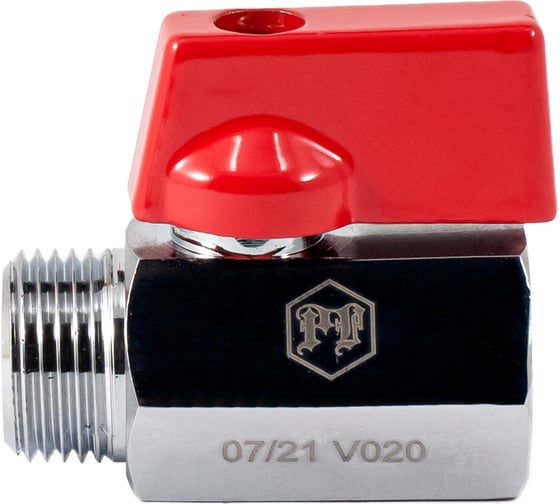 Шаровой кран PROFACTOR PF CHROME MINI для бытовой техники в/н 3/8 PF BMV 352.10