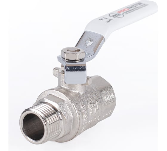 Шаровой кран PROFACTOR PF STANDARD ручка рычаг в/н 1/2 PF FBV 315