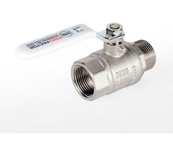 Шаровой кран PROFACTOR PF STANDARD ручка рычаг в/н 3/4 PF FBV 316