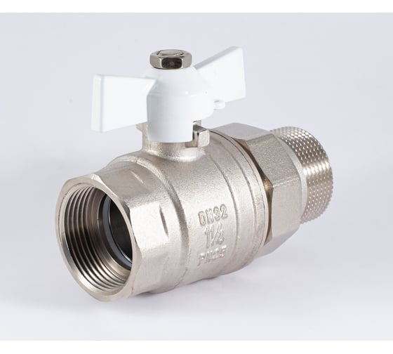 Шаровой кран PROFACTOR PF STANDARD с полусгоном, в/н, ручка бабочка, 1 1/4 дюйма PF UBV 327S