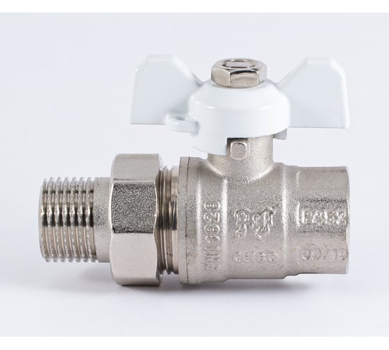 Шаровой кран PROFACTOR PF STANDARD с полусгоном ручка бабочка в/н 1/2 PF UBV 324S