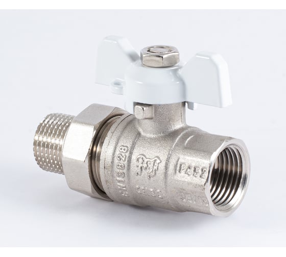 Шаровой кран PROFACTOR PF STANDARD с полусгоном ручка бабочка в/н 1/2 PF UBV 324S