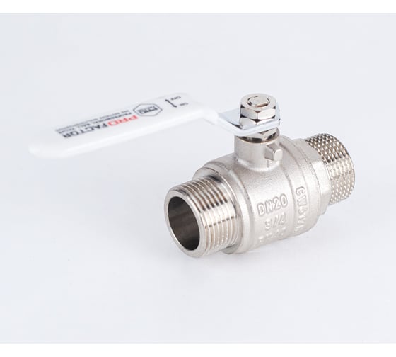 Шаровой кран PROFACTOR PF STANDARD ручка рычаг н/н 3/4 PF FBV 322
