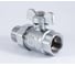 Шаровой кран PROFACTOR PF STANDARD с полусгоном, хром, в/н, ручка бабочка 3/4 дюйма PF UBV 325CW 3