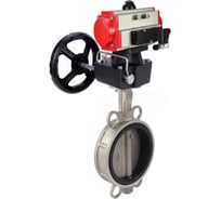 Затвор дисковый 316L-316L-NBR Ду125 Ру16, пневмопривод DA-105, пневмораспределитель (2EM) 220VAC, ручной дублёр HDM-2 DN.ru D050-85589