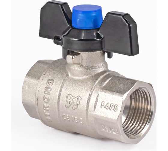 Шаровой кран PROFACTOR PF STRONG ручка бабочка, в/в 3/4 дюйма PF FBV 283
