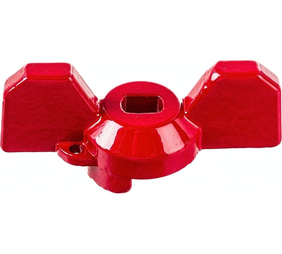 Рукоятка для шарового крана PROFACTOR PF STANDARD бабочка, красный/синий пара 1" PF FBV 2525WH